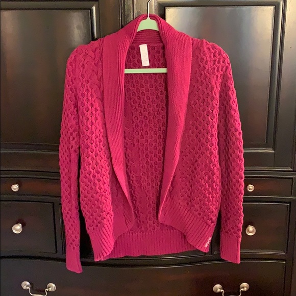 Ivivva Other - 🍀2for40🍀 Ivivva burgundy open sweater pockets